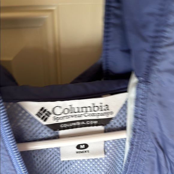 Columbia Blue Windbreaker Jacket - Picture 3 of 4
